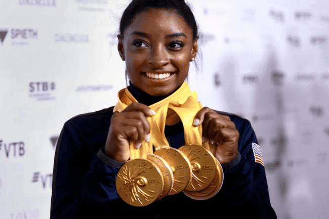 Famous People With ADHD - Simone Biles